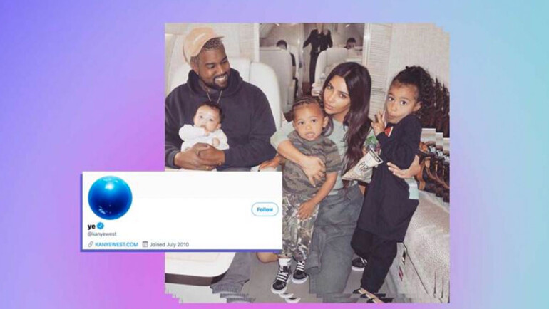 Kanye West le da unfollow a Kim Kardashian y a toda su familia… ¡adiós!