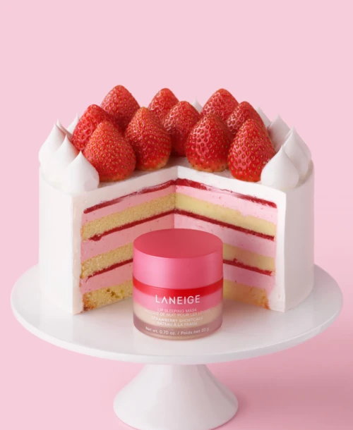 Descubre la nueva edición de LANEIGE: Lip Sleeping Mask Strawberry Shortcake