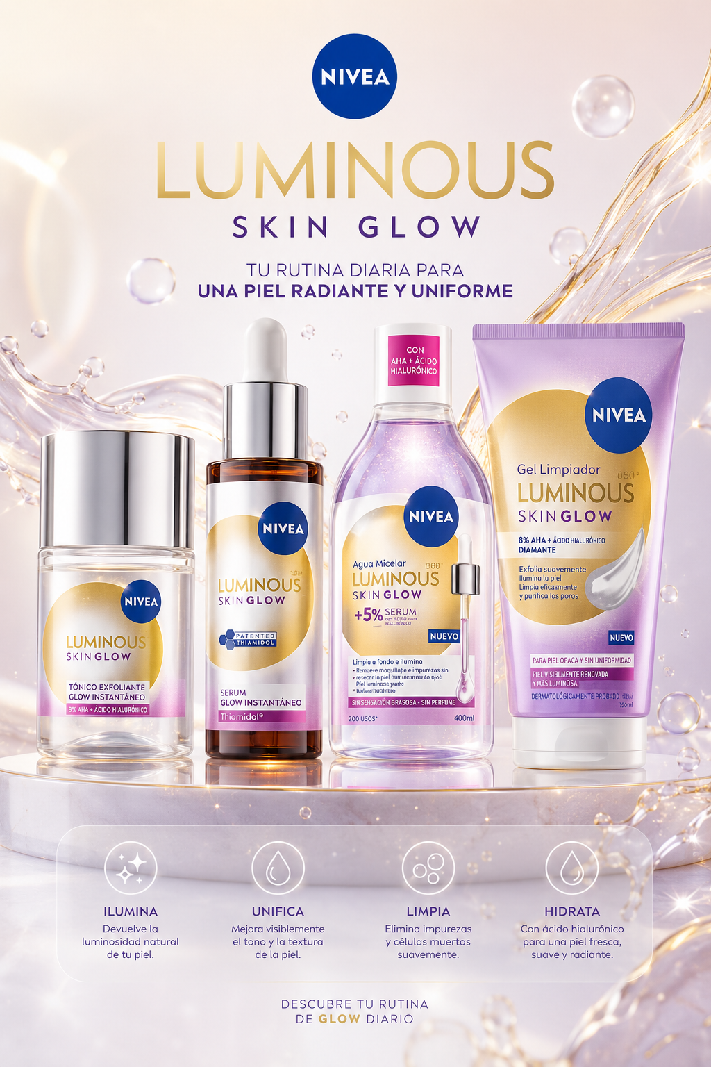 El glow dejó de ser una tendencia: hoy es el nuevo lenguaje del skincare
